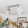 CHIUVI Ceiling Light Ecru, silver, 2-light sources