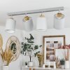 CHIUVI Ceiling Light Ecru, silver, 4-light sources