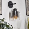KALSBORG Wall Light black, 1-light source