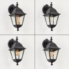 HALLA Outdoor Wall Light black, 1-light source