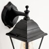 HALLA Outdoor Wall Light black, 1-light source