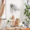 CHIUVI Wall Light chrome, grey, Ecru, 1-light source