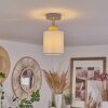 CHIUVI Ceiling Light chrome, grey, Ecru, 1-light source