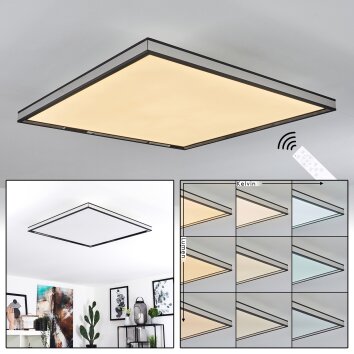 NABBAS Ceiling Light LED black, 1-light source