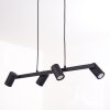 ZUOZ Pendant Light black, 4-light sources