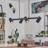 ZUOZ Pendant Light black, 4-light sources