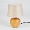 STAMPA Table lamp brown, Wood like finish, 1-light source