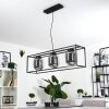 ELVANGE Pendant Light black, 3-light sources