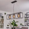 ELVANGE Pendant Light black, 3-light sources