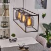 ELVANGE Pendant Light black, 3-light sources