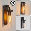 SVARTGRUND Outdoor Wall Light black, 1-light source