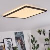 BOYERO Ceiling Light LED black, white, 1-light source