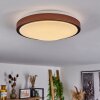 KELVA Ceiling Light LED brown, black, white, 1-light source
