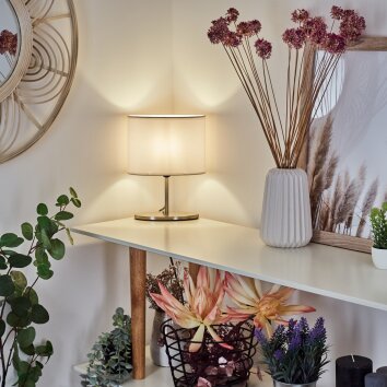 OILINKI Table lamp matt nickel, 1-light source