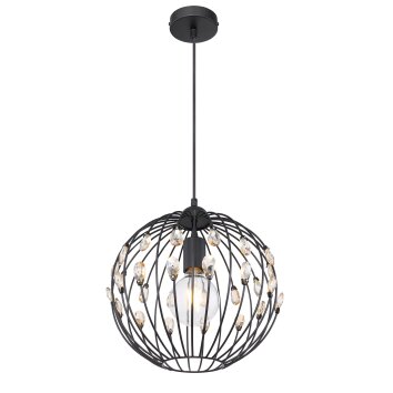 Globo HANAKO Pendant Light black, 1-light source