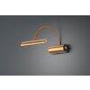Trio CURTIS wall light LED brass, 1-light source
