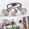 BARDHAMAN Ceiling Light black, 3-light sources