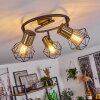 BARDHAMAN Ceiling Light black, 3-light sources