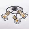 BARDHAMAN Ceiling Light black, 3-light sources