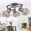 BARDHAMAN Ceiling Light black, 3-light sources