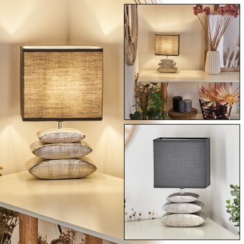 BERGHAMN Table lamp chrome, 1-light source