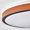 KELVA Ceiling Light LED brown, black, white, 1-light source