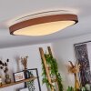 KELVA Ceiling Light LED brown, black, white, 1-light source