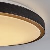 KELVA Ceiling Light LED antique brass, black, white, 1-light source