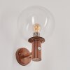 BUBODEFO Outdoor Wall Light brown, Wood like finish, 1-light source, Motion sensor
