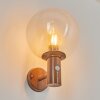 BUBODEFO Outdoor Wall Light brown, Wood like finish, 1-light source, Motion sensor