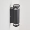 POUPAS Outdoor Wall Light anthracite, 2-light sources