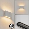 TAMMISAARI Outdoor Wall Light LED transparent, clear, white, 1-light source