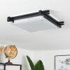 BALOUTA Ceiling Light black, white, 2-light sources