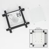 BALOUTA Ceiling Light black, white, 1-light source