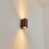 KINGSTOWN Outdoor Wall Light rust-coloured, 2-light sources