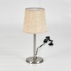 SIKALA Table lamp matt nickel, 1-light source