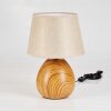 STAMPA Table lamp brown, Wood like finish, 1-light source