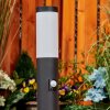 RUTI pedestal light black, 1-light source, Motion sensor