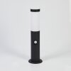 RUTI pedestal light black, 1-light source, Motion sensor