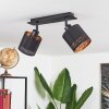 ECUADOR Ceiling Light black, 2-light sources
