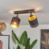 ECUADOR Ceiling Light black, 2-light sources