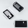 KUROLA Outdoor Wall Light black, 1-light source