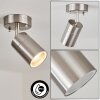 CORNEDA outdoor ceiling light stainless steel, 1-light source