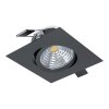 Eglo SALICETO recessed light LED black, 1-light source