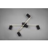 Trio MARLEY Ceiling Light black-gold, 5-light sources