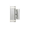 Konstsmide MODENA wall light galvanized, 2-light sources