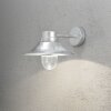 Konstsmide Vega wall light LED galvanized, 1-light source