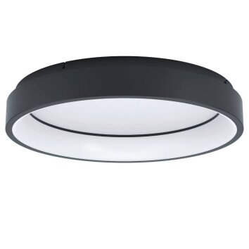 Eglo MARGHERA-Z Ceiling Light LED black, 4-light sources, Colour changer