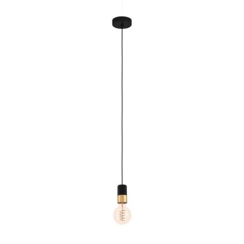 Eglo CALARI Pendant Light brass, black, 1-light source