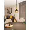 Eglo YORTH Pendant Light brass, black, 1-light source